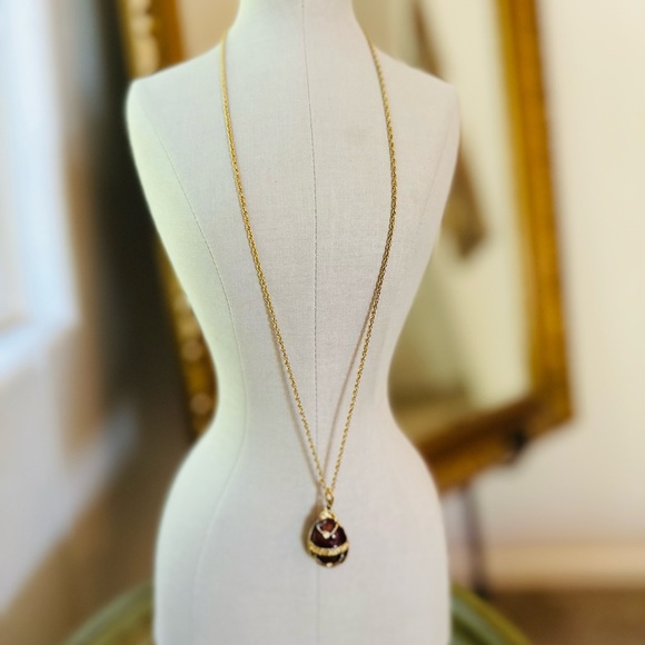 Vintage Faberge-style egg pendant - storyline by JJI - Picture 11 of 11